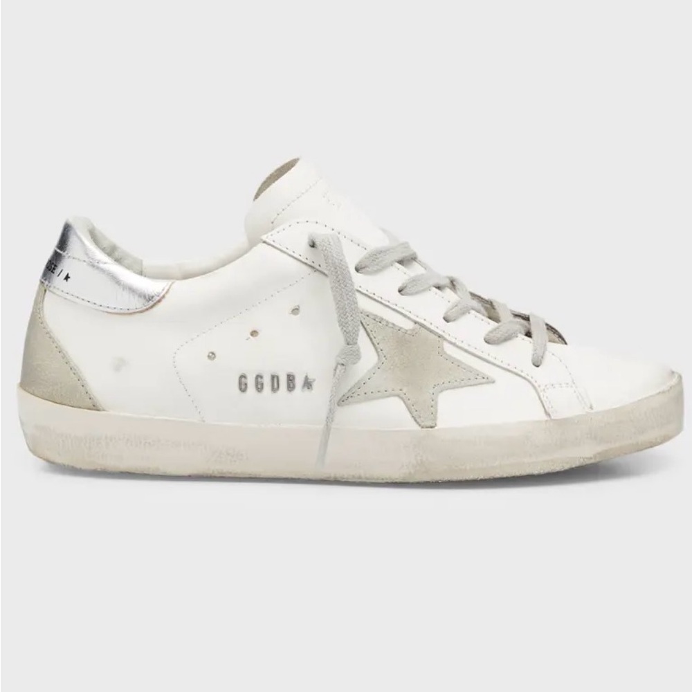 Golden Goose Super Star Mixed Leather Sneakers